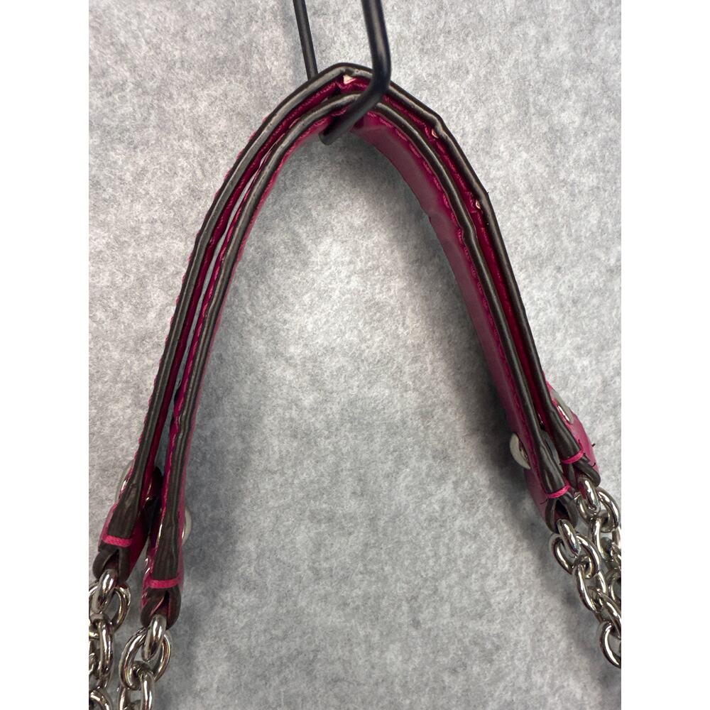 Coach Poppy F19830 Quilted Patent Y2K Coquette Barbiecore Chain Handle Slim Tot - Picture 8 of 11